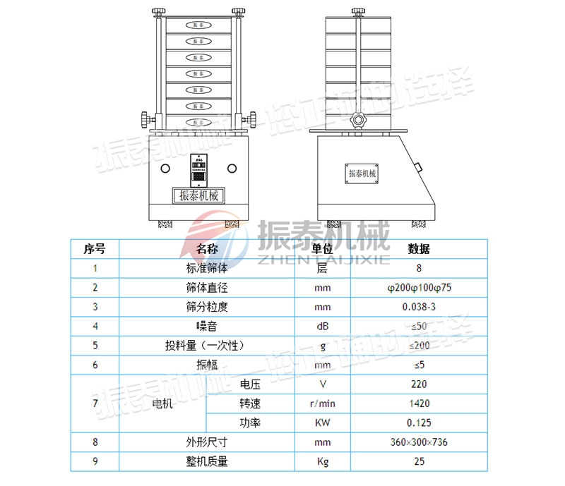 螢石粉試驗篩型號 螢石粉試驗篩型號